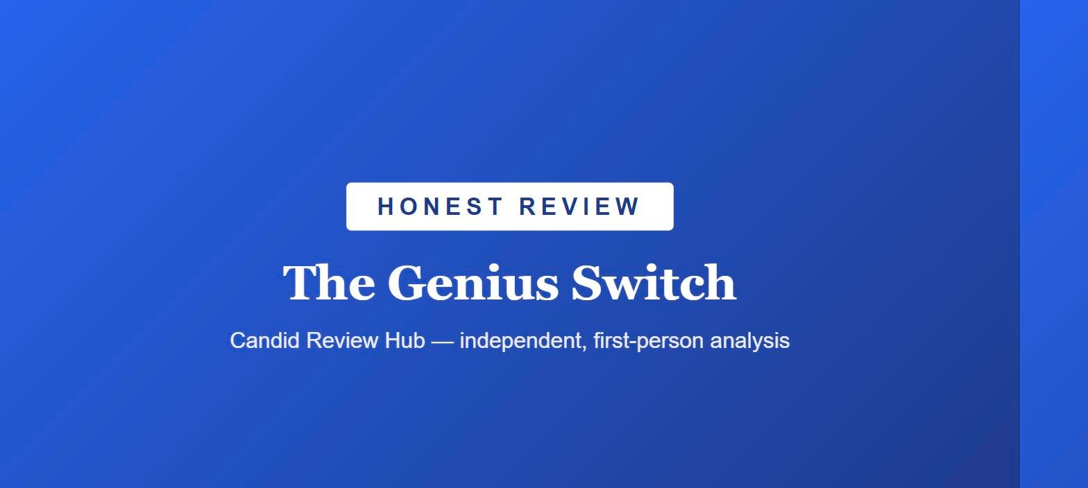 The Genius Switch Review: What It Is, How It Works, and What to Know Before You Buy